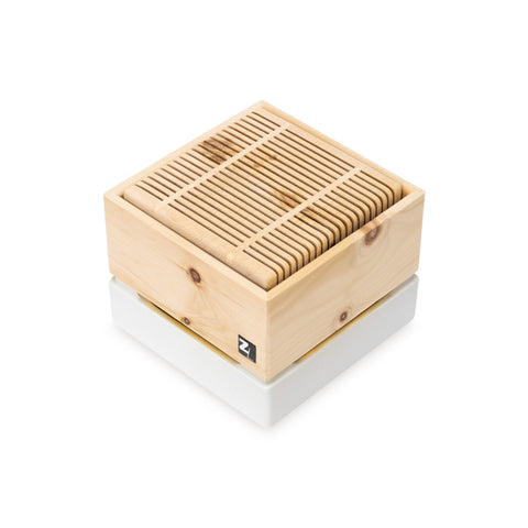 Image of ZIRBENLÜFTER® Luftreiniger CUBE ll Mini (20m2) + Gratis Zirbenöl (10ml)