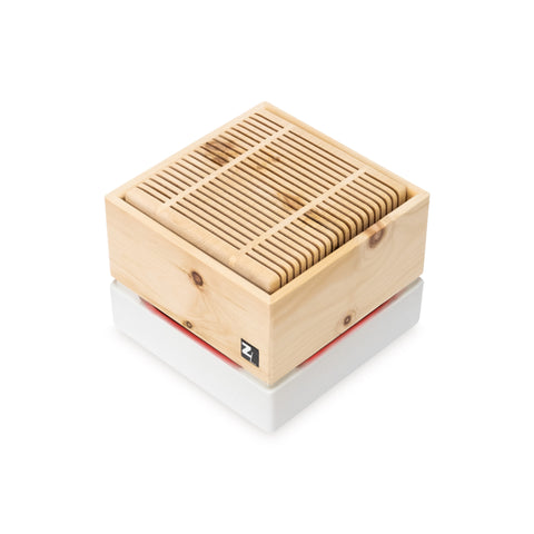 Image of ZIRBENLÜFTER® Luftreiniger CUBE ll Mini (20m2) + Gratis Zirbenöl (10ml)