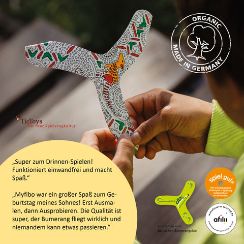 Image of TICTOYS - MY FIBO Indoor Bumerang Set (4er)