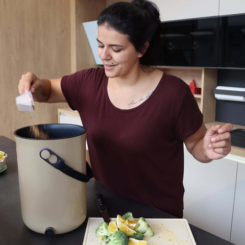 Image of SKAZA® Küchenkomposter Bokashi ORGANKO / BEIGE