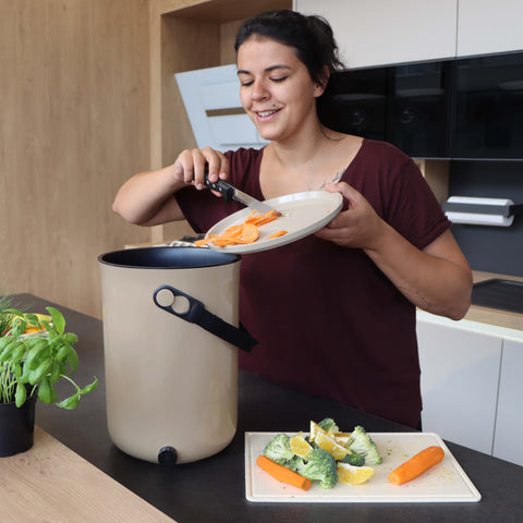 Image of SKAZA® Küchenkomposter Bokashi ORGANKO / BEIGE