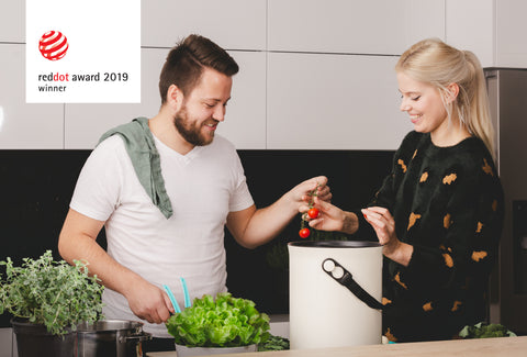 Image of SKAZA® Küchenkomposter Bokashi ORGANKO / WEISS