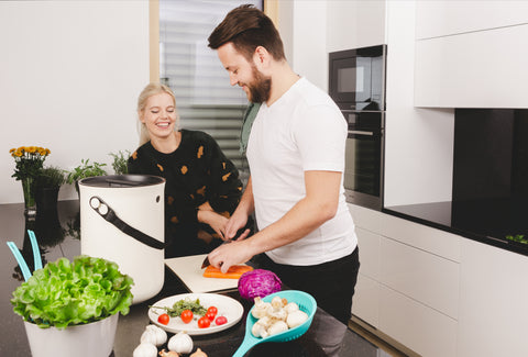 Image of SKAZA® Küchenkomposter Bokashi ORGANKO / WEISS