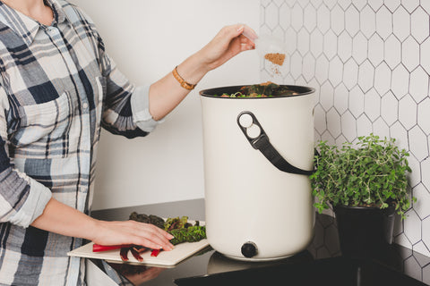 Image of SKAZA® Küchenkomposter Bokashi ORGANKO / WEISS