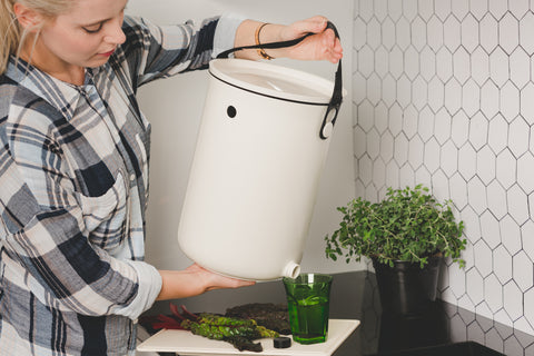 Image of SKAZA® Küchenkomposter Bokashi ORGANKO / WEISS