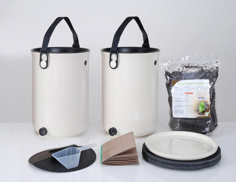 Image of SKAZA® Küchenkomposter Bokashi ORGANKO / WEISS