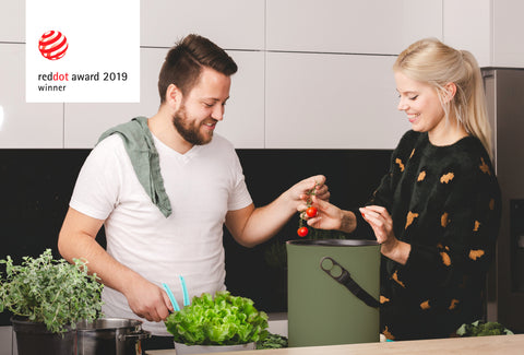 Image of SKAZA® Küchenkomposter Bokashi ORGANKO / OLIVE