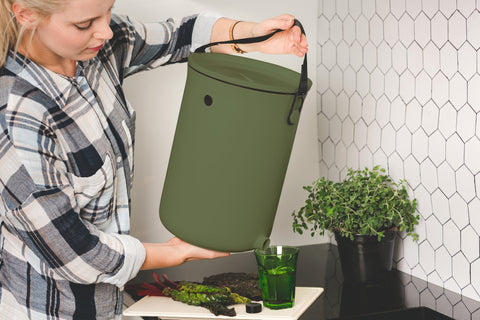 Image of SKAZA® Küchenkomposter Bokashi ORGANKO / OLIVE