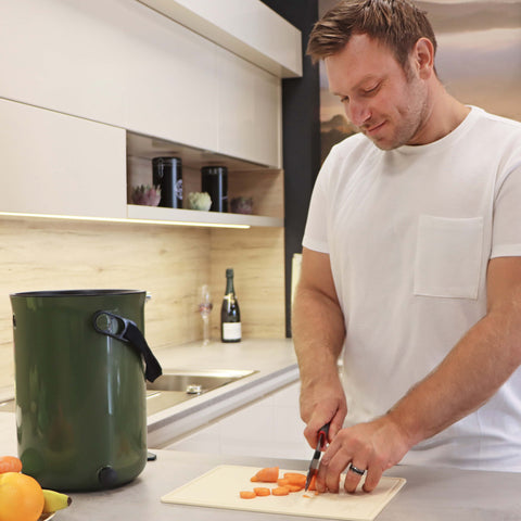 Image of SKAZA® Küchenkomposter Bokashi ORGANKO / OLIVE