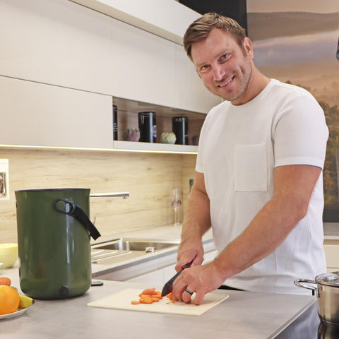 Image of SKAZA® Küchenkomposter Bokashi ORGANKO / OLIVE