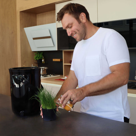 Image of SKAZA® Küchenkomposter Bokashi ORGANKO / OCEAN BLACK