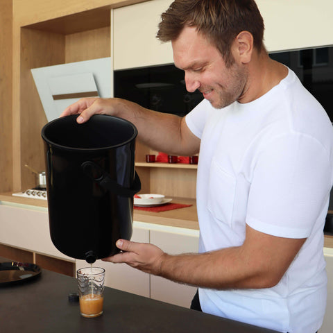 Image of SKAZA® Küchenkomposter Bokashi ORGANKO / OCEAN BLACK