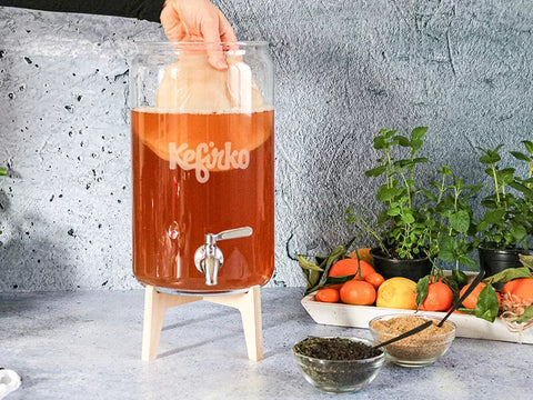 Image of KEFIRKO DIY Kombucha Fermenter STARTER-KIT / ROSE