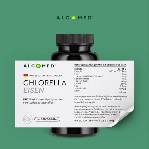 Image of ALGOMED® Chlorella Eisen (90g/2x90g) NEU!