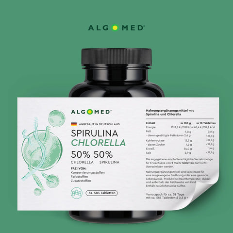 Image of ALGOMED® Spirulina + Chlorella Mix Tabletten (175g)