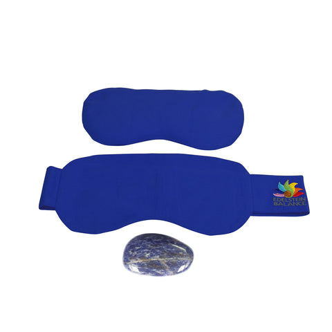 Image of EDELSTEIN BALANCE® Augenkissen BLAU / IN FLUSS KOMMEN