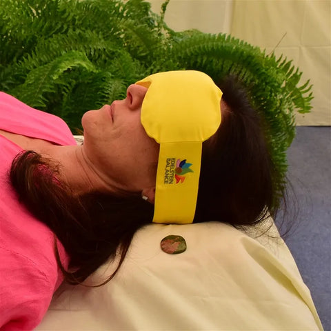 Image of EDELSTEIN BALANCE® Augenkissen GELB / REGENERATION