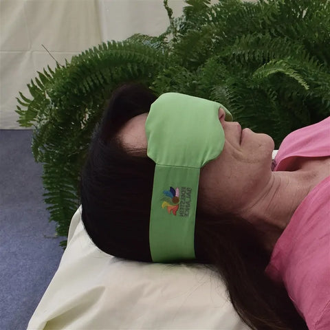 Image of EDELSTEIN BALANCE® Augenkissen GRÜN / ANTI-STRESS