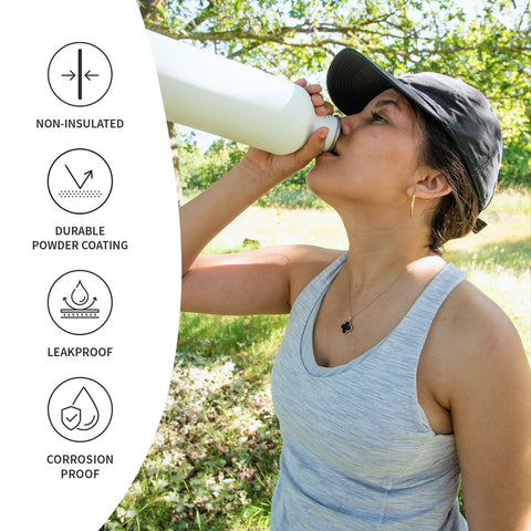 Image of BAMBAW® Edelstahl Wasserflaschen (750ml/500ml)