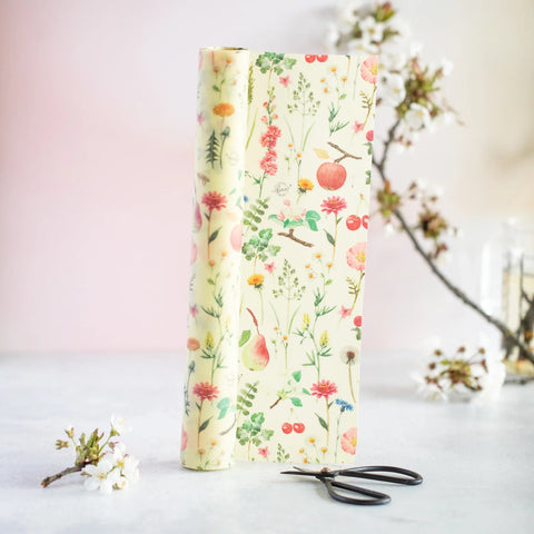 Image of LITTLE bee FRESH® Bienenwachstuch STREUOBSTWIESE / Rolle (20cmx70cm)