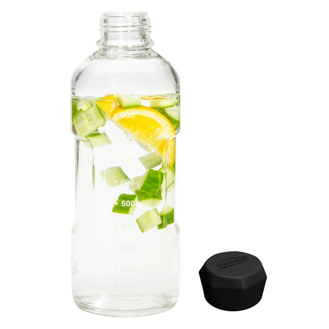 Image of TRENDGLAS JENA Glasflasche (1L) mit Volumenmarkierung
