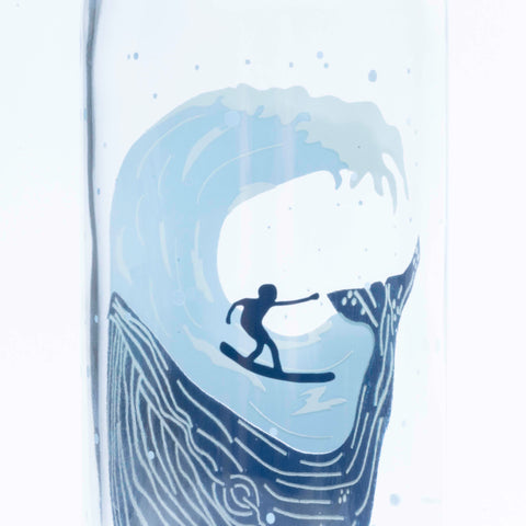 Image of CARRY Glasflasche (7dl) / OCEAN SURF