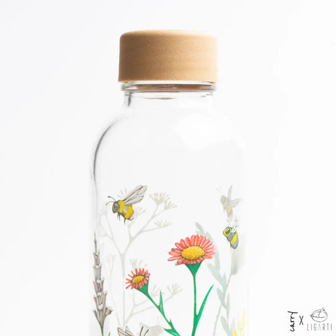 Image of CARRY Glasflasche (7dl) / LET THE BEES BE (Spendenaktion)