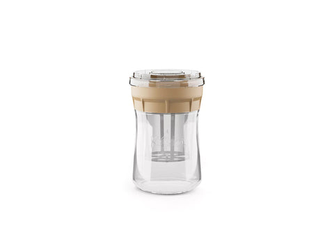 Image of KEFIRKO DIY Cheese Maker + Kefir Set (2x9dl) / WEISS-TAUPE