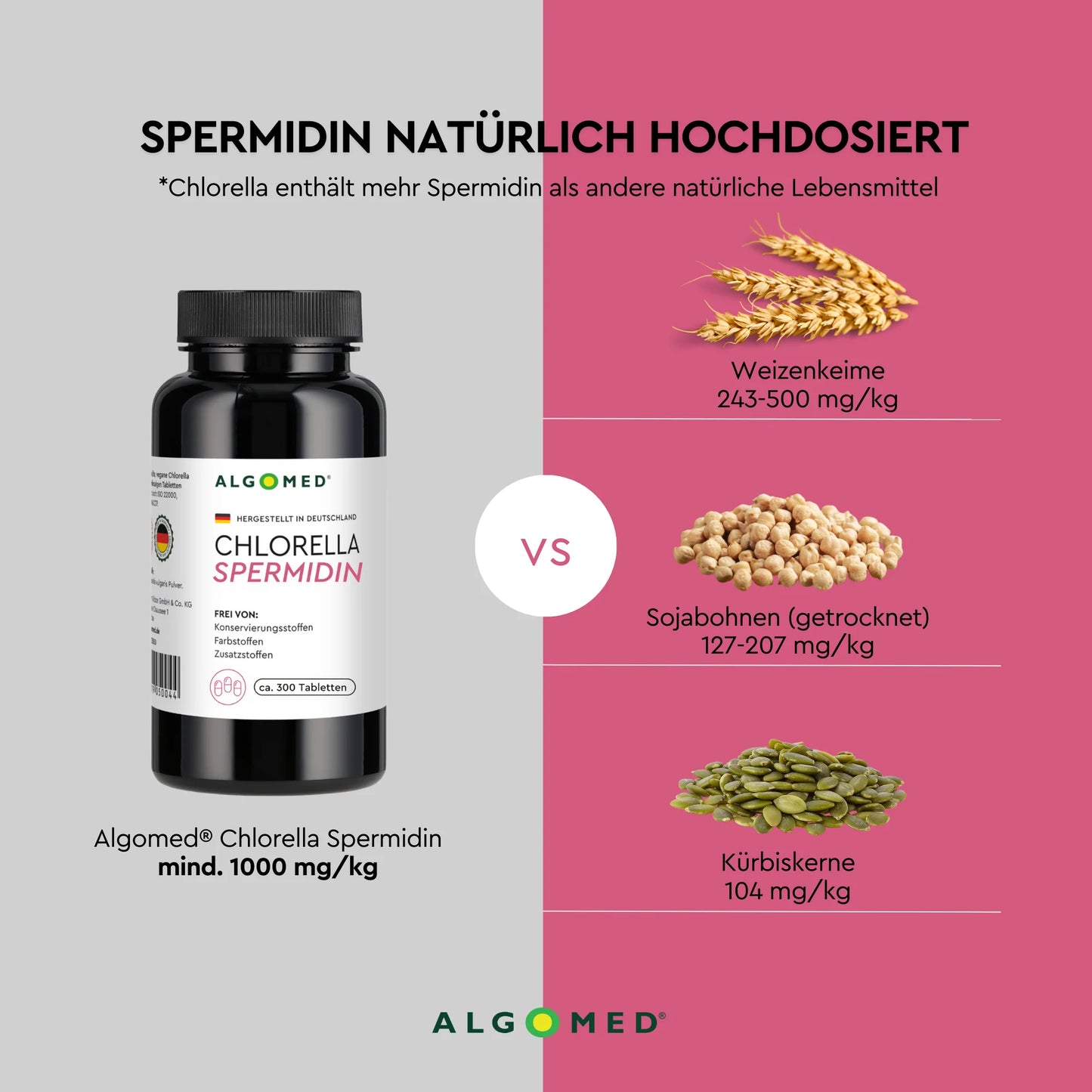 ALGOMED® Chorella Spermidin (90g)
