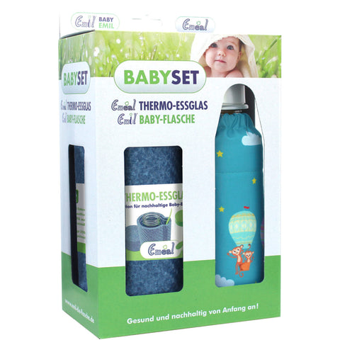 Image of EMEAL® Baby-Meal-Set (Essgeschirr + Babyflasche) / BALLOONS