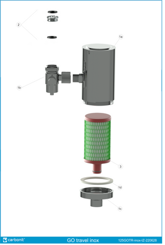 Image of CARBONIT Armatur-Wasserfilter GO TRAVEL