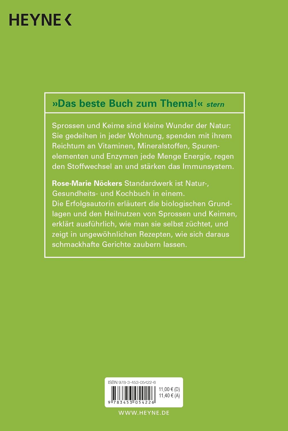 BUCH Das grosse Buch der Sprossen & Keime