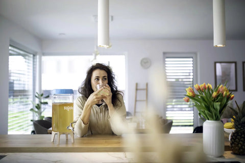 Image of KEFIRKO DIY Kombucha Fermenter STARTER-KIT / BEIGE