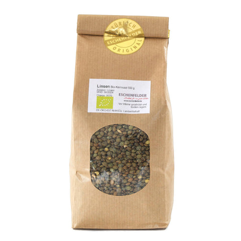 Image of ESCHENFELDER® Bio-Keimsaat / BELUGA LINSEN (500g)