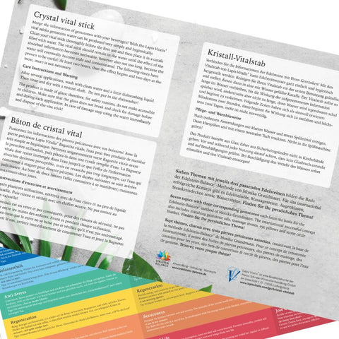 Image of EDELSTEIN BALANCE Kristall-Vitalstäbe (diverse Themen)