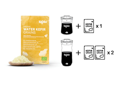Image of KEFIRKO DIY Wasserkefir STARTER-KIT 1 (Diverse Farben)