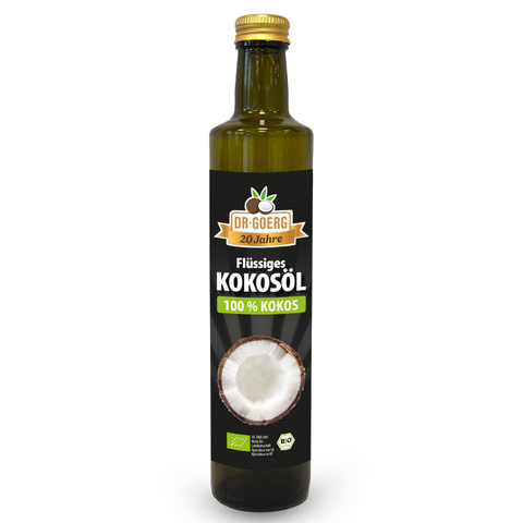 Image of DR.GOERG Premium Bio Kokosöl flüssig (250ml/500ml)