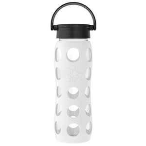 LIFEFACTORY Glass Bottle 650ml / ARCTIC WHITE