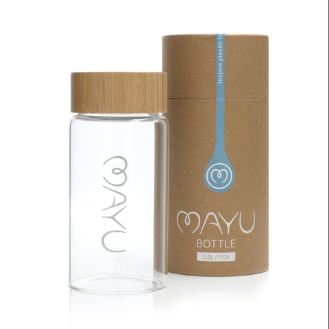 Image of MAYU® WATER BOTTLES (5dl/1L/1,5l) / (Bambusdeckel)