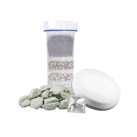 Image of MAUNAWAI Pi®PRIME Quelle K2 (weiches Wasser) / mit Gravur (Blume)