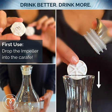 Image of MAYU® SWIRL Wirbelkaraffe (1,5l) / EARTH