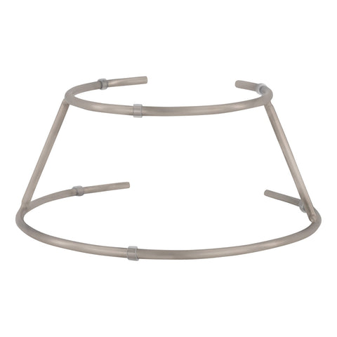 Image of MINNICO® Dispenser Porzellan-Ei (5L) Zubehör / Metallständer (Schwarz/Silber)