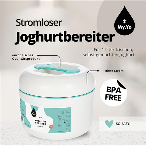 Image of MY.YO Joghurtbereiter ohne Strom (MINT)
