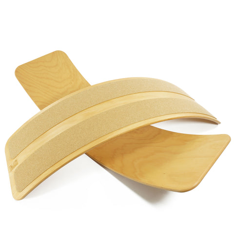 Image of TICTOYS - das.BRETT Balance Board (Geölt mit Korkriemen)