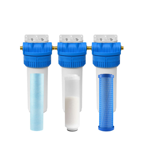 Image of MAUNAWAI® PITEC Küchenfilter (3er) / Grundfilter + Kalkschutz + 2in1 Modul