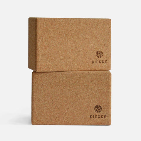 Image of PIERRE SPORTS® Yoga-Korkblöcke-Set (2Stk)
