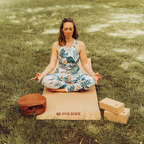 Image of PIERRE SPORTS® Kork-Yogamatte LION