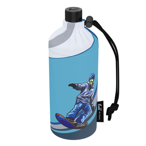 Image of EMIL Glas-Trinkflaschen 4dl / SNOWBOARD