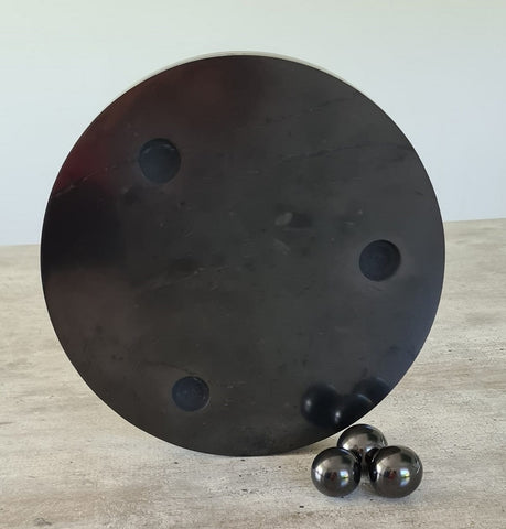 Image of Original Schungit Objekte / Früchteplatte (rund)