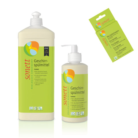 Image of SONETT Öko-Geschirrspülmittel-Set / LEMON